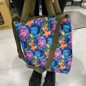 Disneyland Pricess little mermaid sleeping beauty Snow White tote bag crossbody